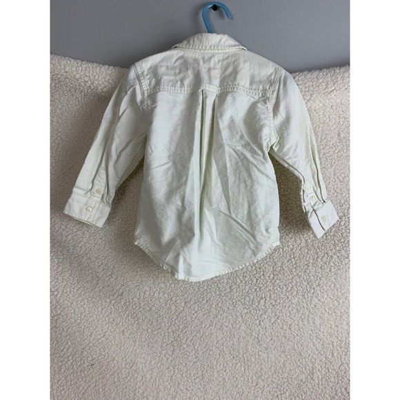 Gymboree 2T Boys Beige Button Shirt Top EUC - Picture 5 of 6
